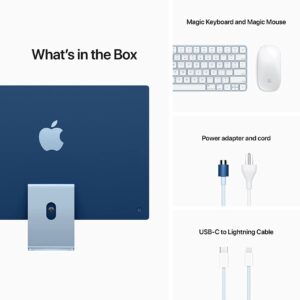 Apple iMac 24'' 256GB/8GB Blue | M3 8core/8core GPU | GR Magic Keyb | Mouse | Retina 4.5K - Image 2