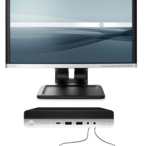 FULL PC SET Hp EliteDesk 705 G5 16GB Ram Desktop Mini + (Οθονη Hp 22'' + Πληκτρολόγιο ποντίκι) - Image 1